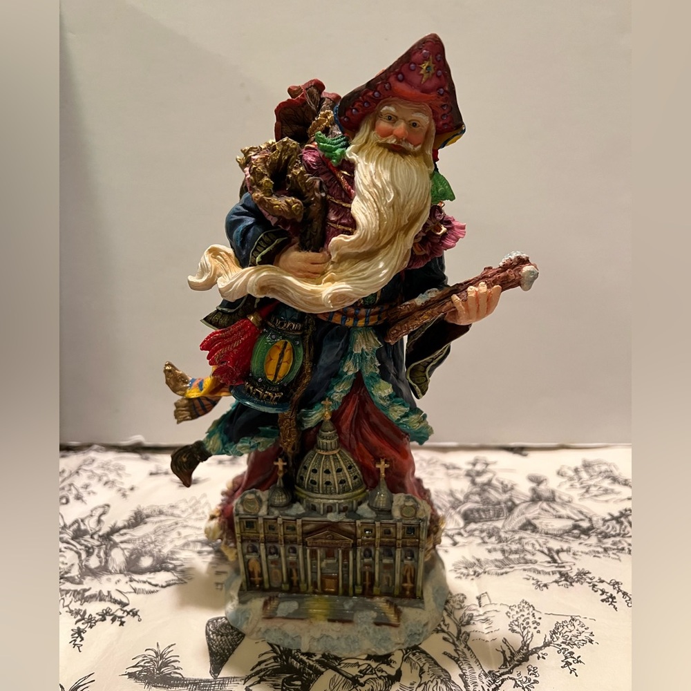 NWT ENESCO INTERNATIONAL TIDINGS RENAISSANCE SANTA & ST. PETER’S BASILICA.